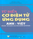 Ebook Từ điển cơ điện tử ứng dụng Anh - Việt: Phần 1