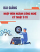 Bài giảng Nhập môn ngành Công nghệ kỹ thuật ô tô - TS. Phùng Minh Lộc